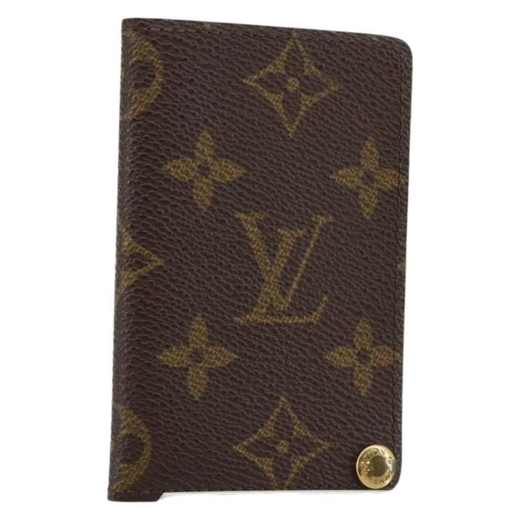 LOUIS VUITTON Monogram Porto Cartes Crdit Pression Card Case